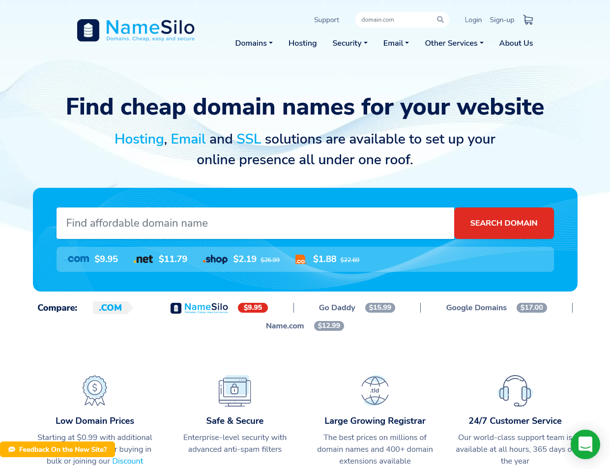 NameSilo Domain Name Registrar