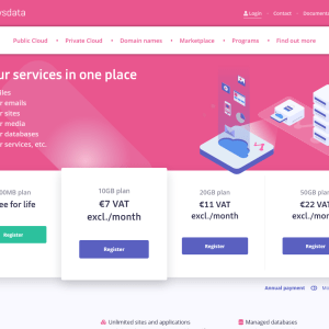 alwaysdata public cloud 100mb free hosting plan