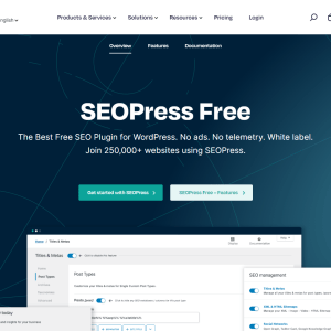 SEOpress Free SEO Plugin